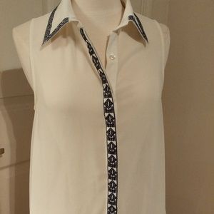 "Ya" Los Angeles Silk Blend Embroidery Embellished